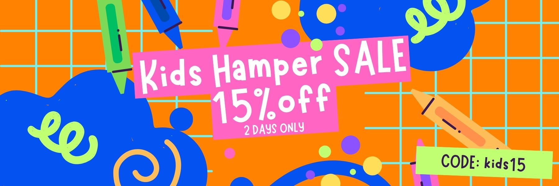 KIDS Hamper sale 15%