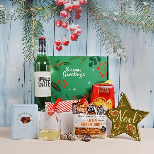creative_hampers_Christmas White Celebration Gift Box17314_W