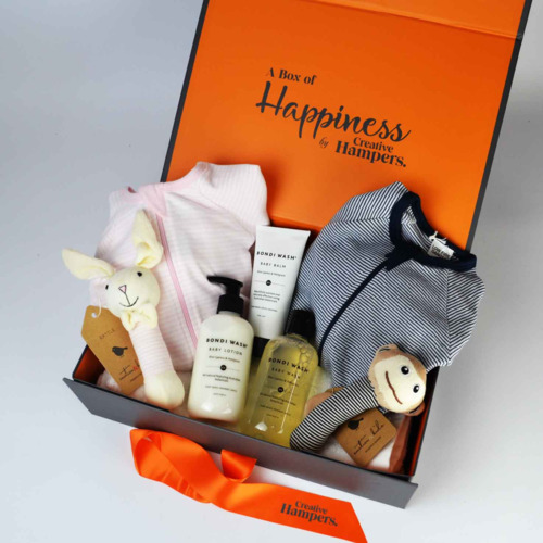 Baby Hampers
 creative_hampers_Twin Time Hamper (choice of colours)      7163