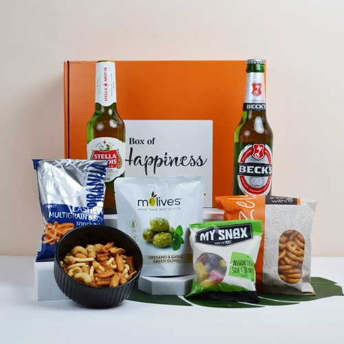 creative_hampers_Beer and Snack celebration Gift Box79492